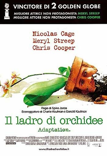 Locandina italiana Il ladro di orchidee