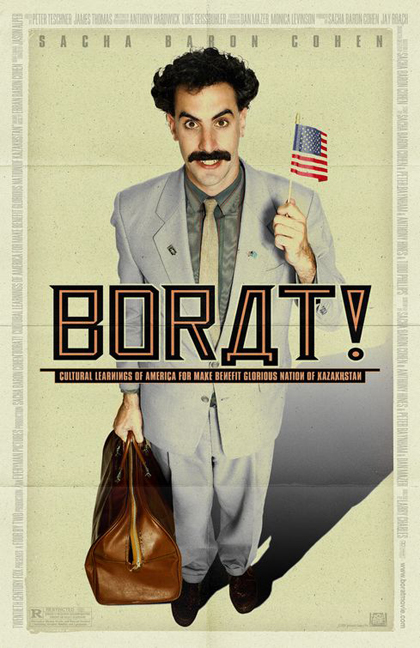 Poster Borat - Studio culturale sull'America a beneficio della gloriosa nazione del Kazakistan
