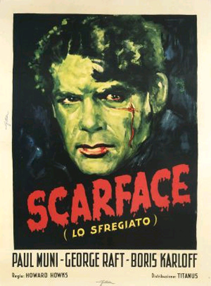 Locandina italiana Scarface - Lo sfregiato