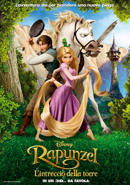 Locandina italiana Rapunzel - L'Intreccio della Torre