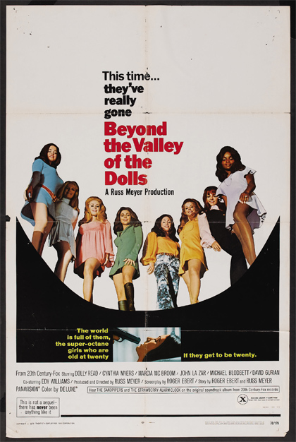 Locandina Beyond the Valley of the Dolls - Lungo la valle delle bambole