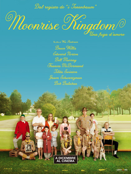 Locandina italiana Moonrise Kingdom - Una fuga d'amore