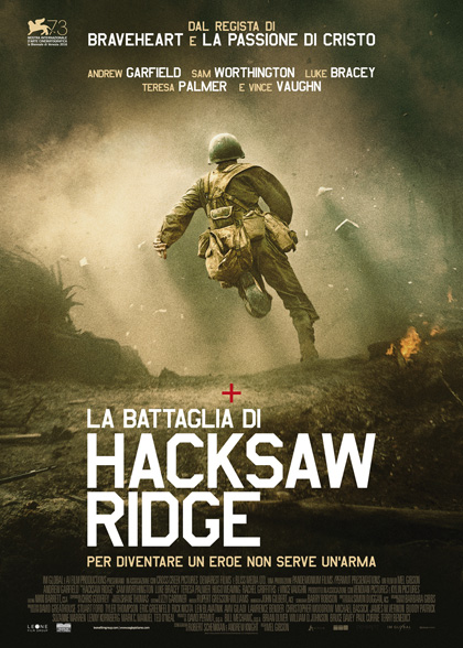 Locandina italiana La battaglia di Hacksaw Ridge