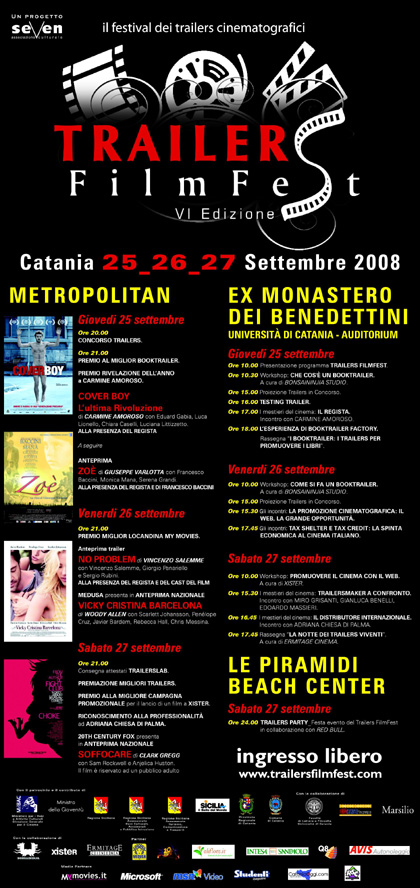 Programma del Trailers Film Fest - MYmovies.it
