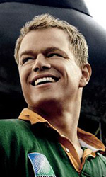 In foto Matt Damon (52 anni) Dall'articolo: Invictus: primo poster ufficiale del film su Mandela.