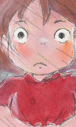 La piccola Ponyo in versione umana -  Dall'articolo: Ponyo sulla scogliera: gli artwork.