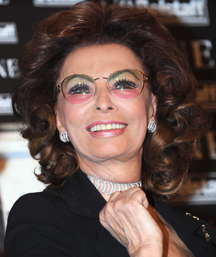 In foto Sophia Loren (90 anni) Dall'articolo: Nine: photocall.