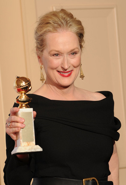 In foto Meryl Streep (75 anni) Dall'articolo: Golden Globes: Avatar continua a trionfare.