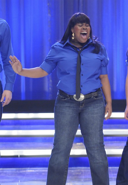 In foto Amber Riley (38 anni) Dall'articolo: Glee - Episodio 05: Un grande ritorno.