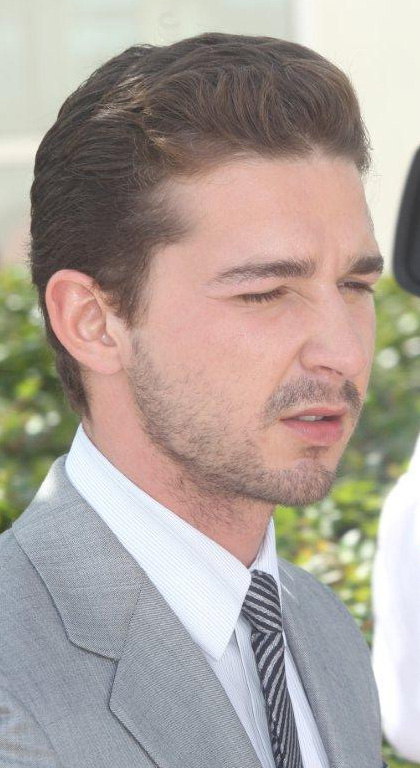 In foto Shia LaBeouf (38 anni) Dall'articolo: Wall Street: il denaro non dorme mai, il photocall.