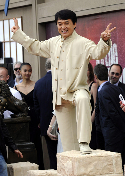 In foto Jackie Chan (70 anni) Dall'articolo: The Karate Kid: La Leggenda Continua: premiere a Los Angeles.