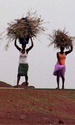 Una foto di scena del film Diol Kadd. Vita, diari e riprese in un villaggio del Senegal di Gianni Celati. -  Dall'articolo: Diol Kadd, la vera vita in un villaggio africano.