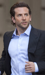 In foto Bradley Cooper (49 anni) Dall'articolo: Bradley Cooper: il mio sballo? Le mozzarelle.