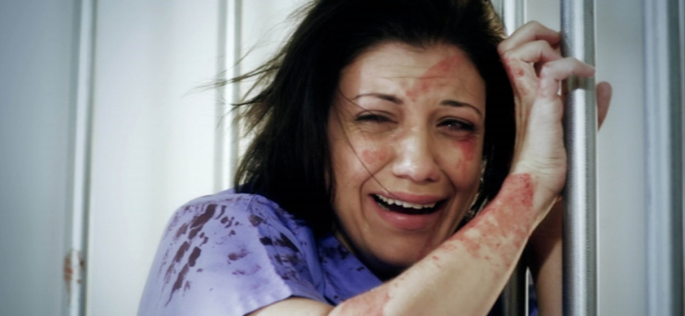 In foto una scena di The Frankenstein Syndrome di Sean Tretta. -  Dall'articolo: Horror Frames: The Frankenstein Syndrome, tra ieri e oggi.