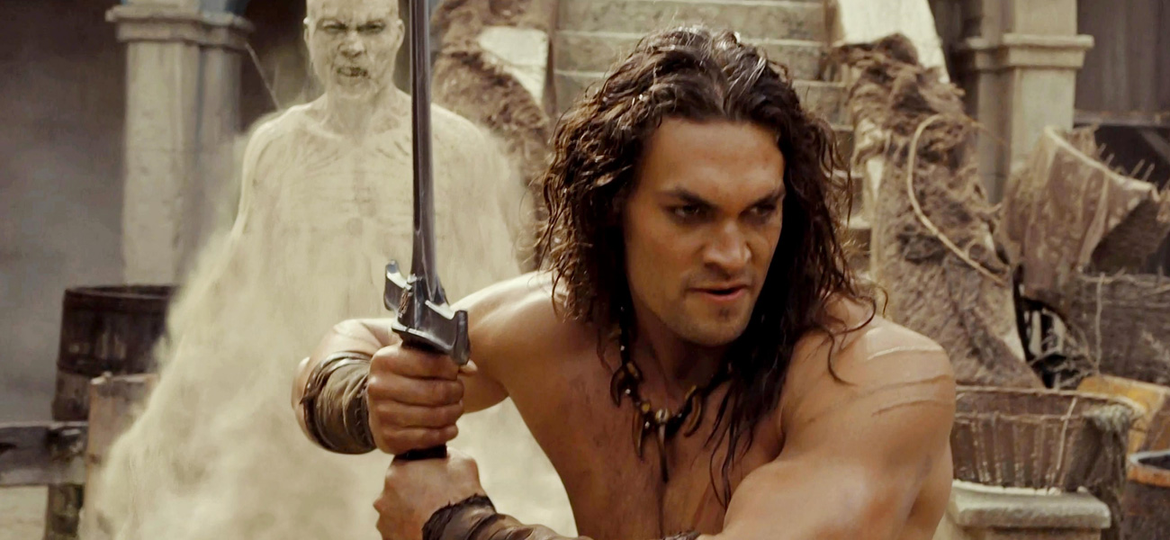 In foto Jason Momoa (45 anni) Dall'articolo: Conan il Cimmero e altri barbari.