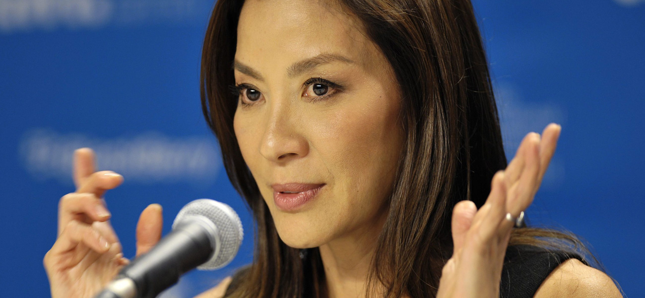 In foto Michelle Yeoh (62 anni) Dall'articolo: The Lady di Luc Besson al Tiff 2011.