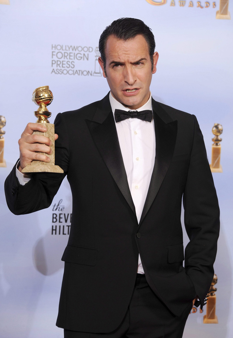 In foto Jean Dujardin (52 anni) Dall'articolo: Golden Globes, trionfano Paradiso amaro e The Artist.