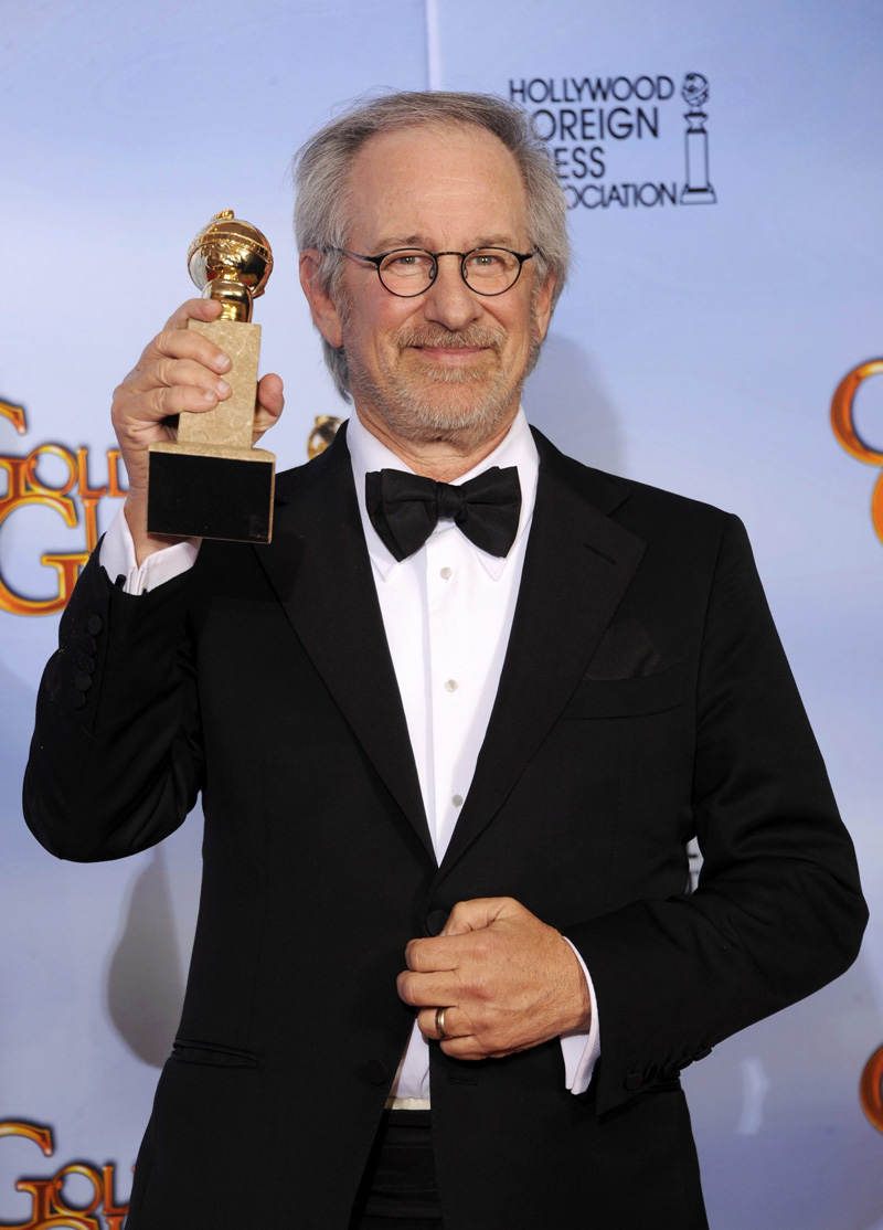 In foto Steven Spielberg (77 anni) Dall'articolo: Golden Globes, trionfano Paradiso amaro e The Artist.