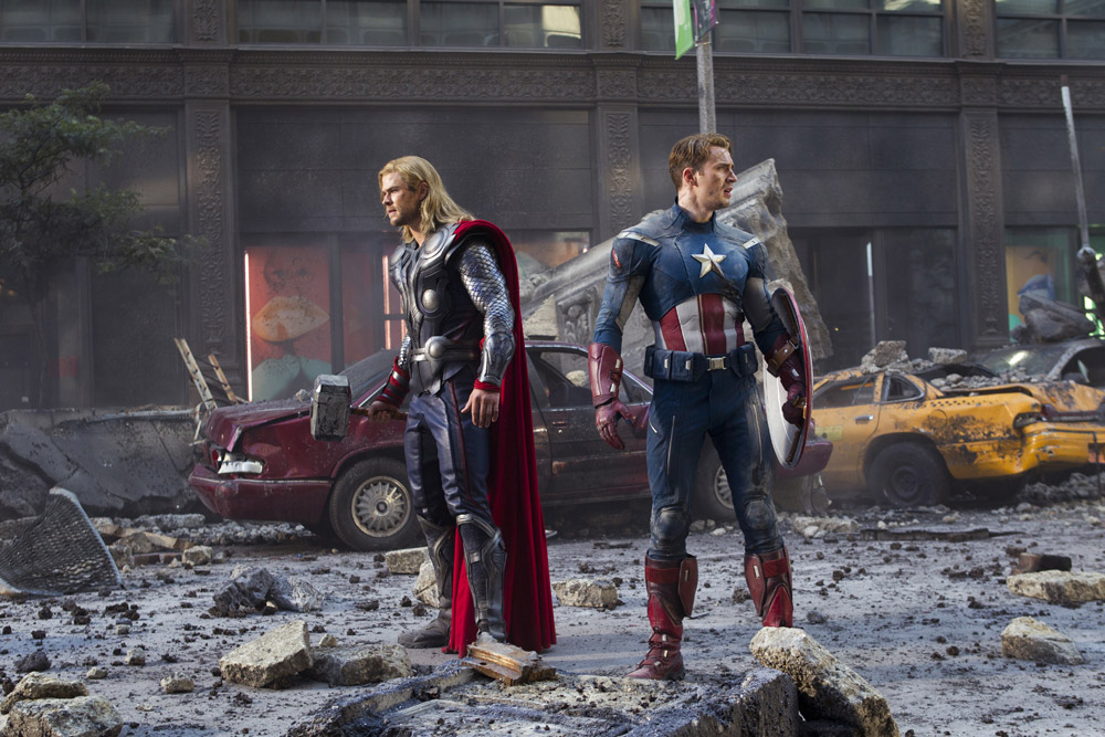 In foto Chris Hemsworth (40 anni) Dall'articolo: The Avengers, i vendicatori sono arrivati.
