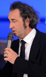 In foto Paolo Sorrentino (54 anni) Dall'articolo: David di Donatello 2012, trionfano i fratelli Taviani.