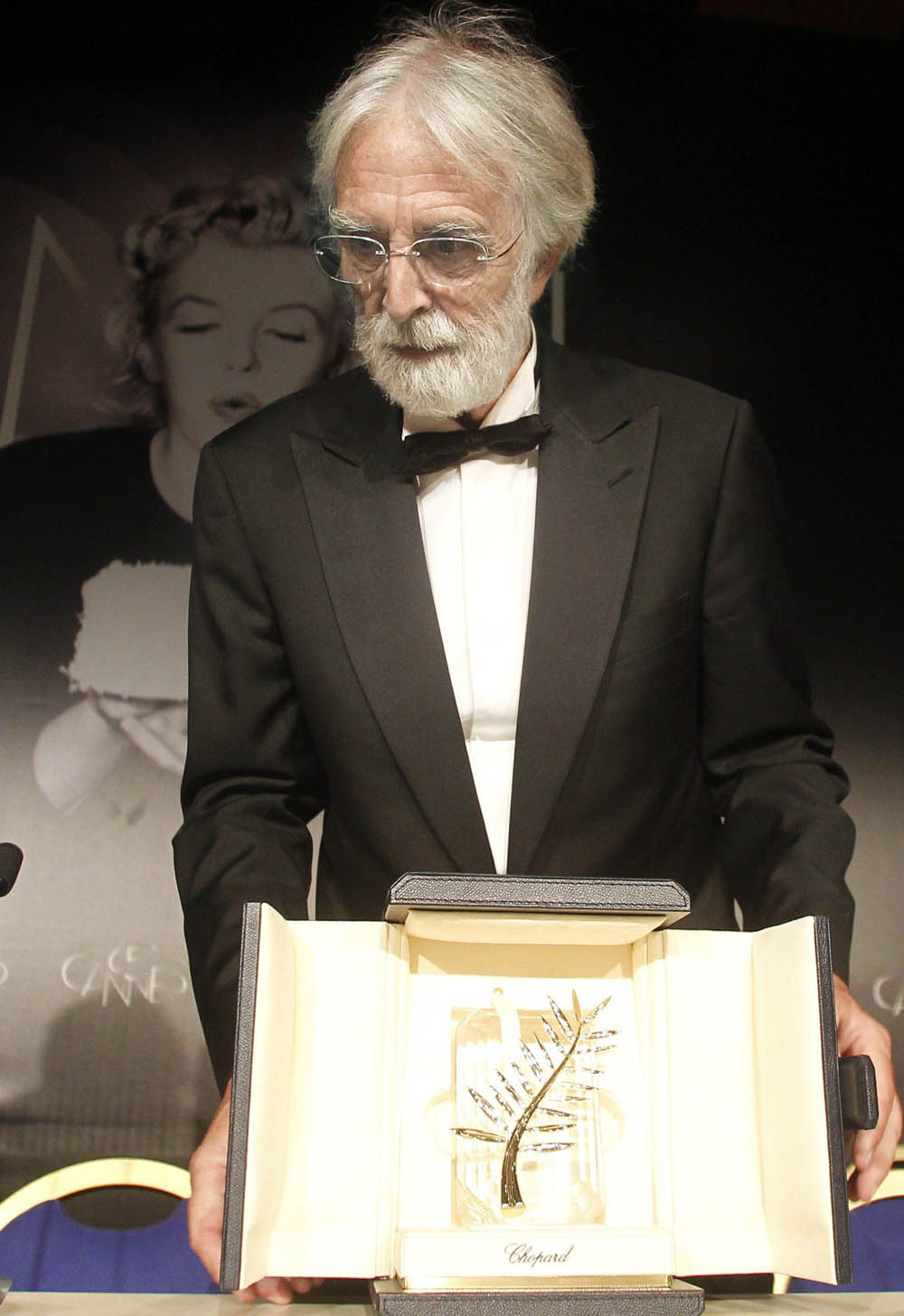In foto Michael Haneke (82 anni) Dall'articolo: Cannes 65, a Garrone il Gran Premio della Giuria.
