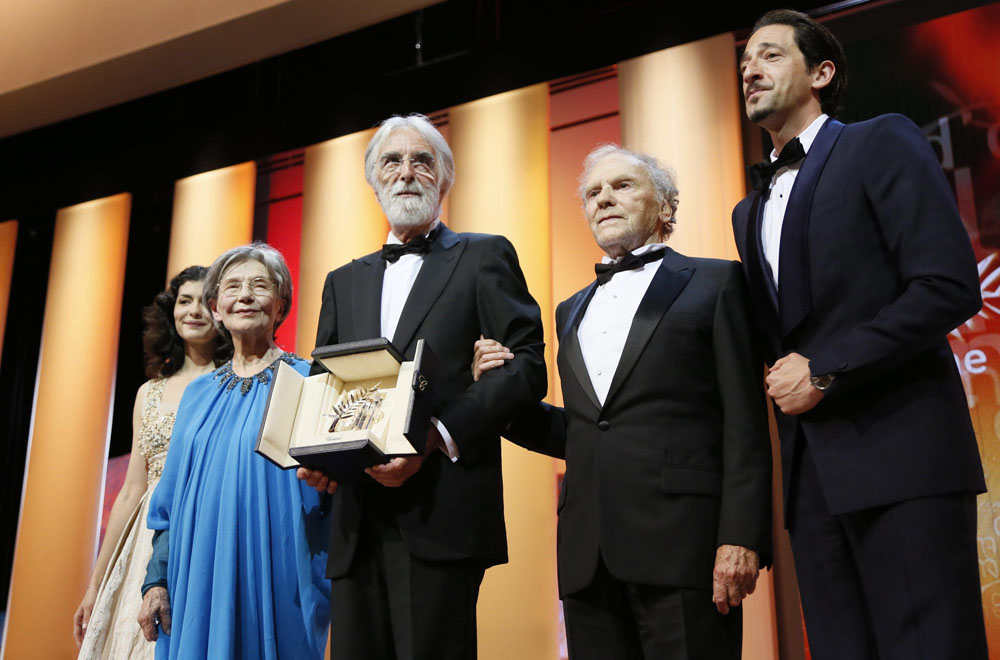 In foto Michael Haneke (82 anni) Dall'articolo: Cannes 65, a Garrone il Gran Premio della Giuria.