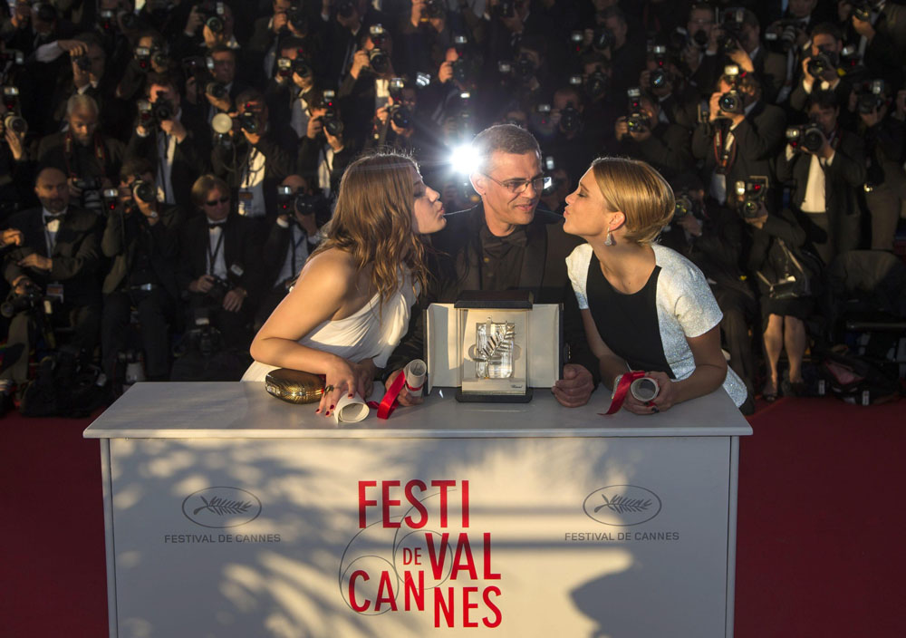 In foto Abdellatif Kechiche (64 anni) Dall'articolo: Cannes 66, trionfa <em>La vie d'Adele</em>.