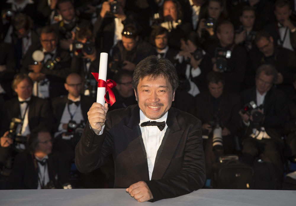 In foto Kore'eda Hirokazu (62 anni) Dall'articolo: Cannes 66, trionfa <em>La vie d'Adele</em>.