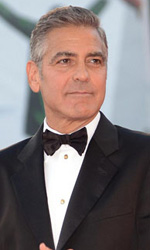 In foto George Clooney (63 anni) Dall'articolo: Venezia 70, il giorno di Tracks ed Emma Dante.