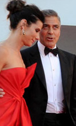 In foto George Clooney (63 anni) Dall'articolo: Venezia 70, il giorno di Tracks ed Emma Dante.