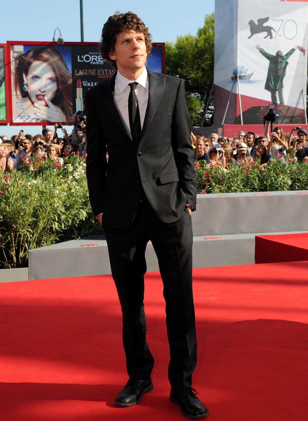 In foto Jesse Eisenberg (41 anni) Dall'articolo: Venezia 70, il ritorno di Hayao Miyazaki.