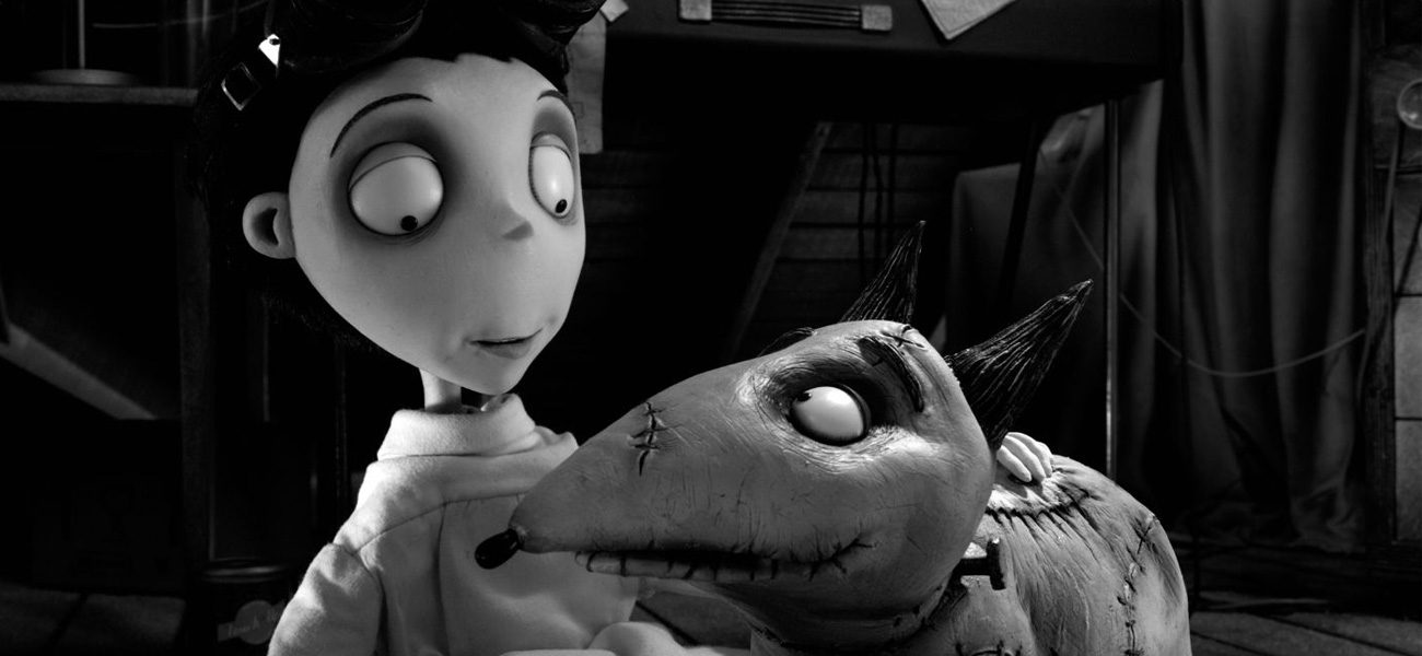 In foto una scena del film Frankenweenie di Tim Burton. -  Dall'articolo: Frankenweenie: quante ispirazioni dal grande Burton.