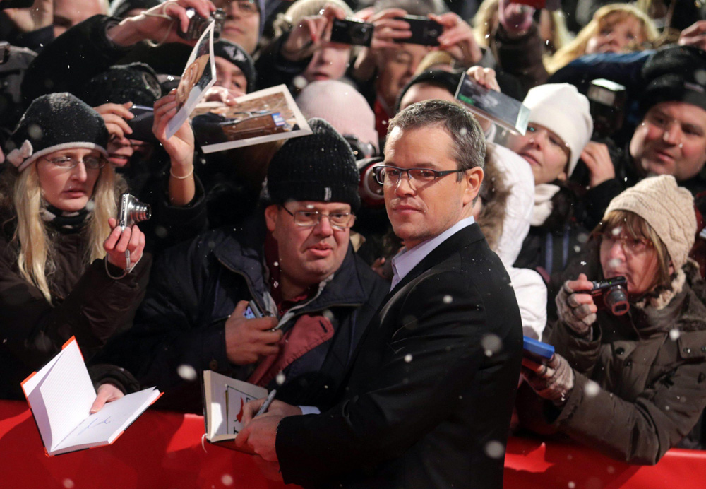 In foto Matt Damon (54 anni) Dall'articolo: Berlinale 2013, in concorso Shia LaBeouf contende la donna a un boss.