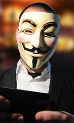 In foto Brian Knappenberger Dall'articolo: Anonymous non  un movimento,  una cultura.