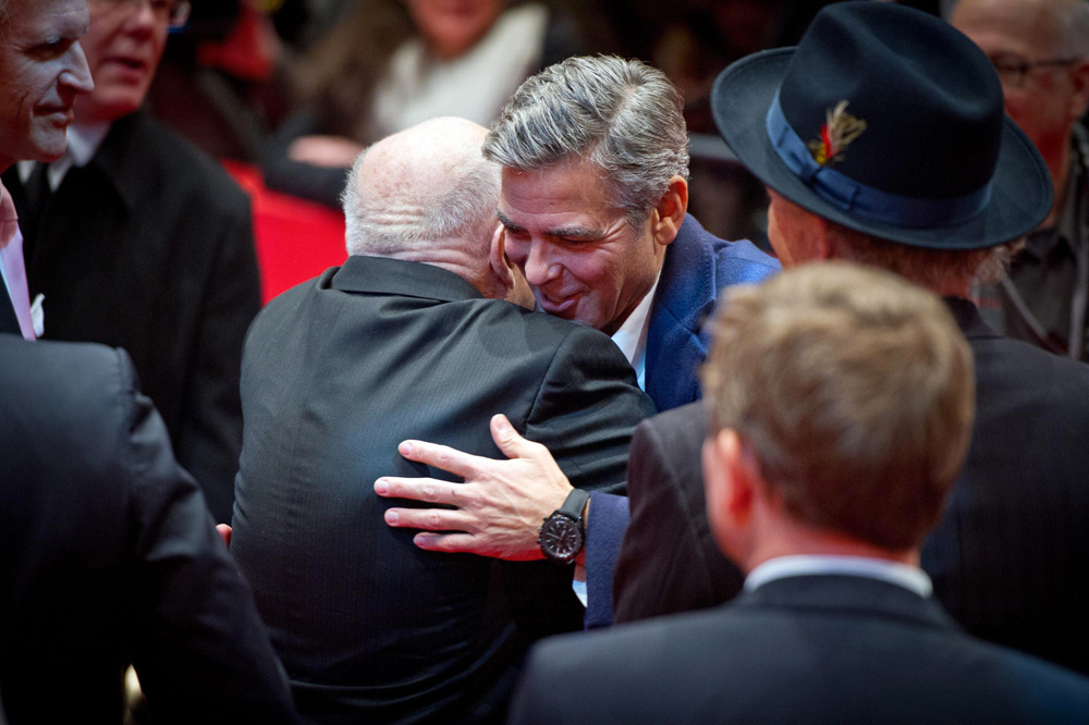 In foto George Clooney (63 anni) Dall'articolo: Berlinale 2014, oggi  di scena Lars von Trier.