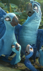 In foto una scena del film d'animazione Rio 2 - Missione Amazzonia di Carlos Saldanha. -  Dall'articolo: Raccontare tutto il Brasile attraverso gli uccelli blu.