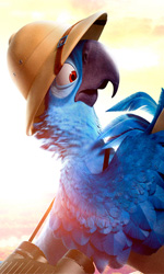 In foto una scena del film Rio 2 - Missione Amazzonia. -  Dall'articolo: Il cinema in movimento.