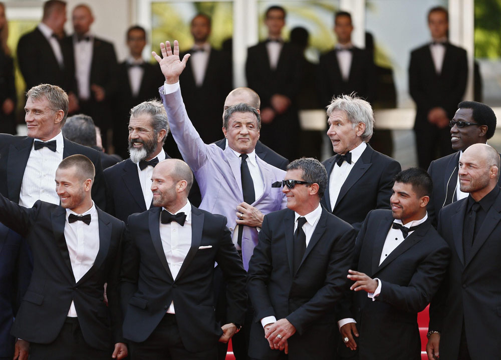 In foto Sylvester Stallone (78 anni) Dall'articolo: Cannes 67, 11 minuti d'applausi per Le meraviglie.
