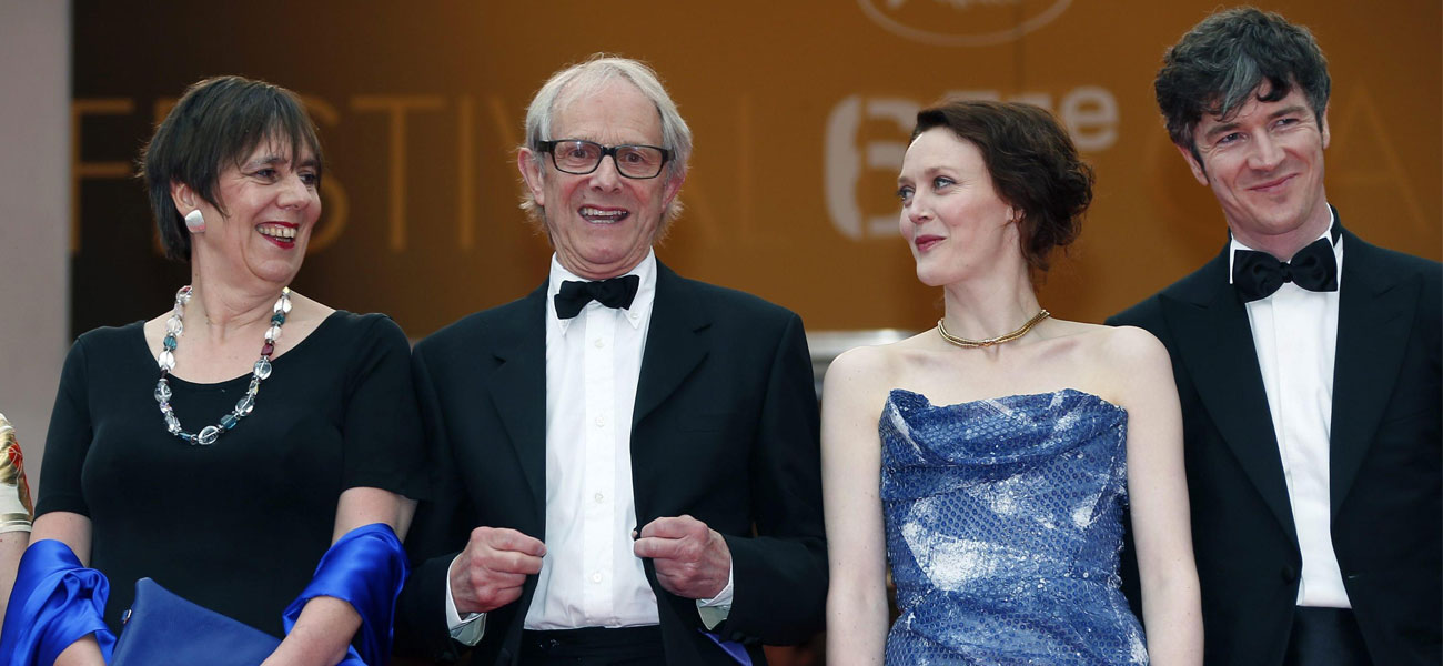 In foto Ken Loach (88 anni) Dall'articolo: Cannes 67, Assayas e Zvyagintsev chiudono il concorso.