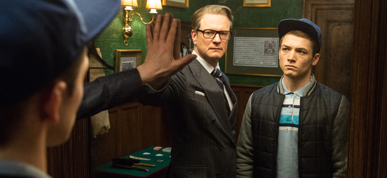 In foto Colin Firth (64 anni) Dall'articolo: Kingsman - Secret Service, intervista a Colin Firth e Taron Egerton.