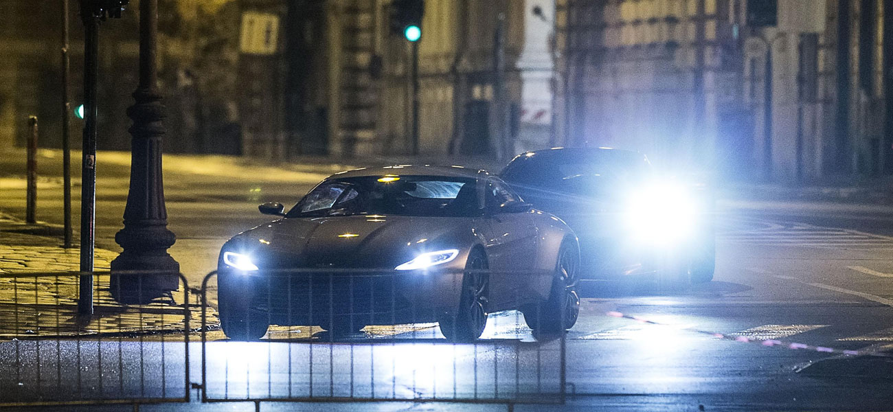 In foto un momento delle riprese sul set del nuovo film di James Bond 007 Spectre . -  Dall'articolo: Il sacco di Roma: da Alarico a 007.