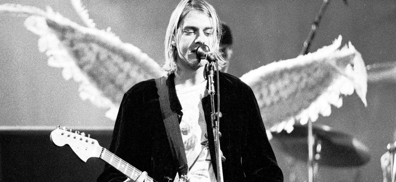 In foto Kurt Cobain, leader dei Nirvana. -  Dall'articolo: The Best of Nirvana, la playlist.