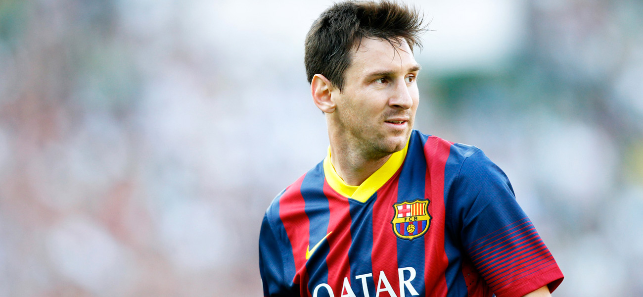 In foto il campione Lionel Messi. -  Dall'articolo: Messi, calcio e cinema.