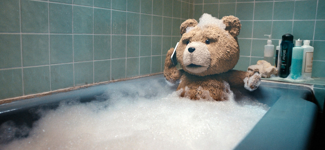 In foto una scena di Ted 2. -  Dall'articolo: La politica degli autori: Seth MacFarlane.