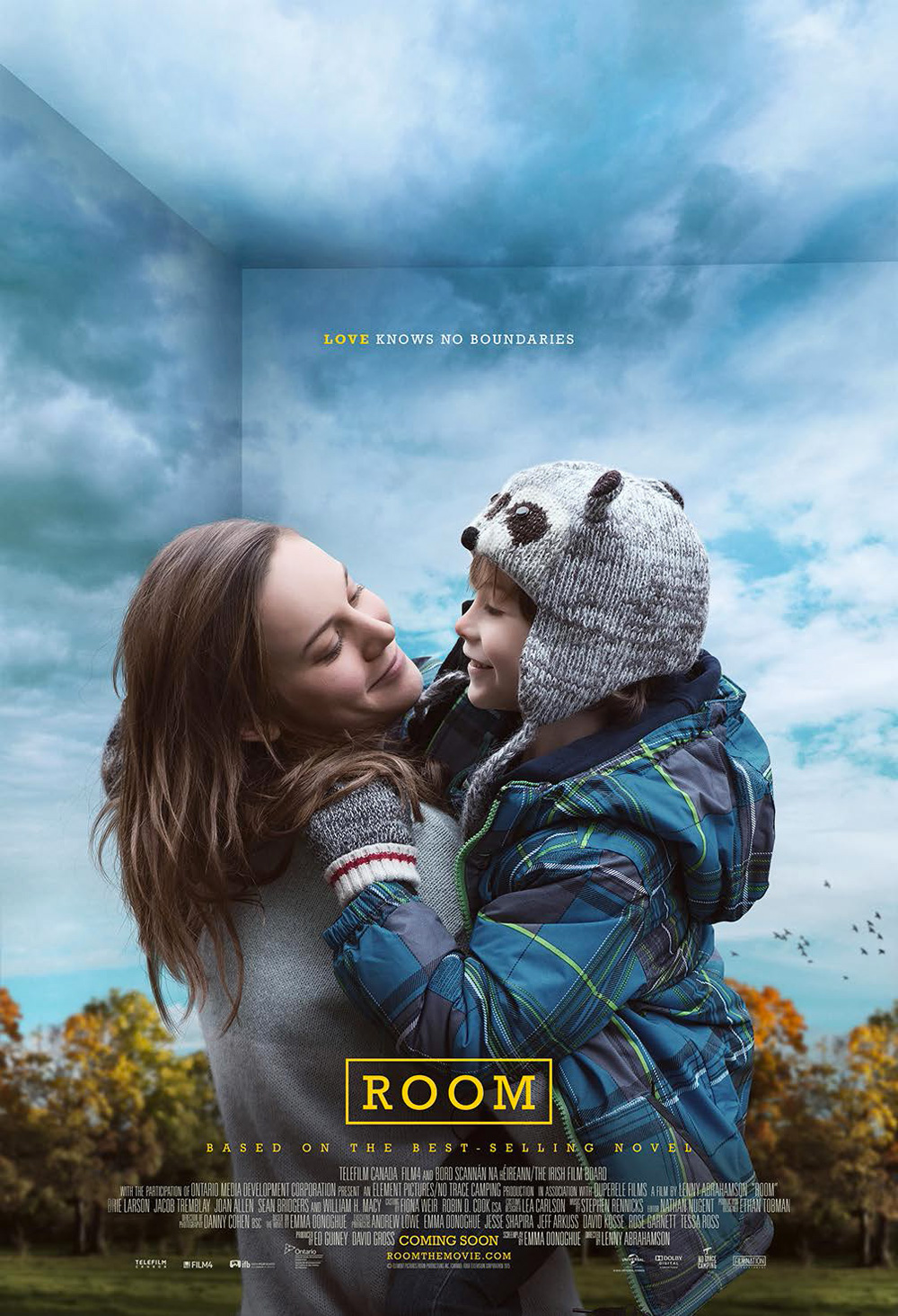 Il poster ufficiale. -  Dall'articolo: Room, il trailer e il poster ufficiale.