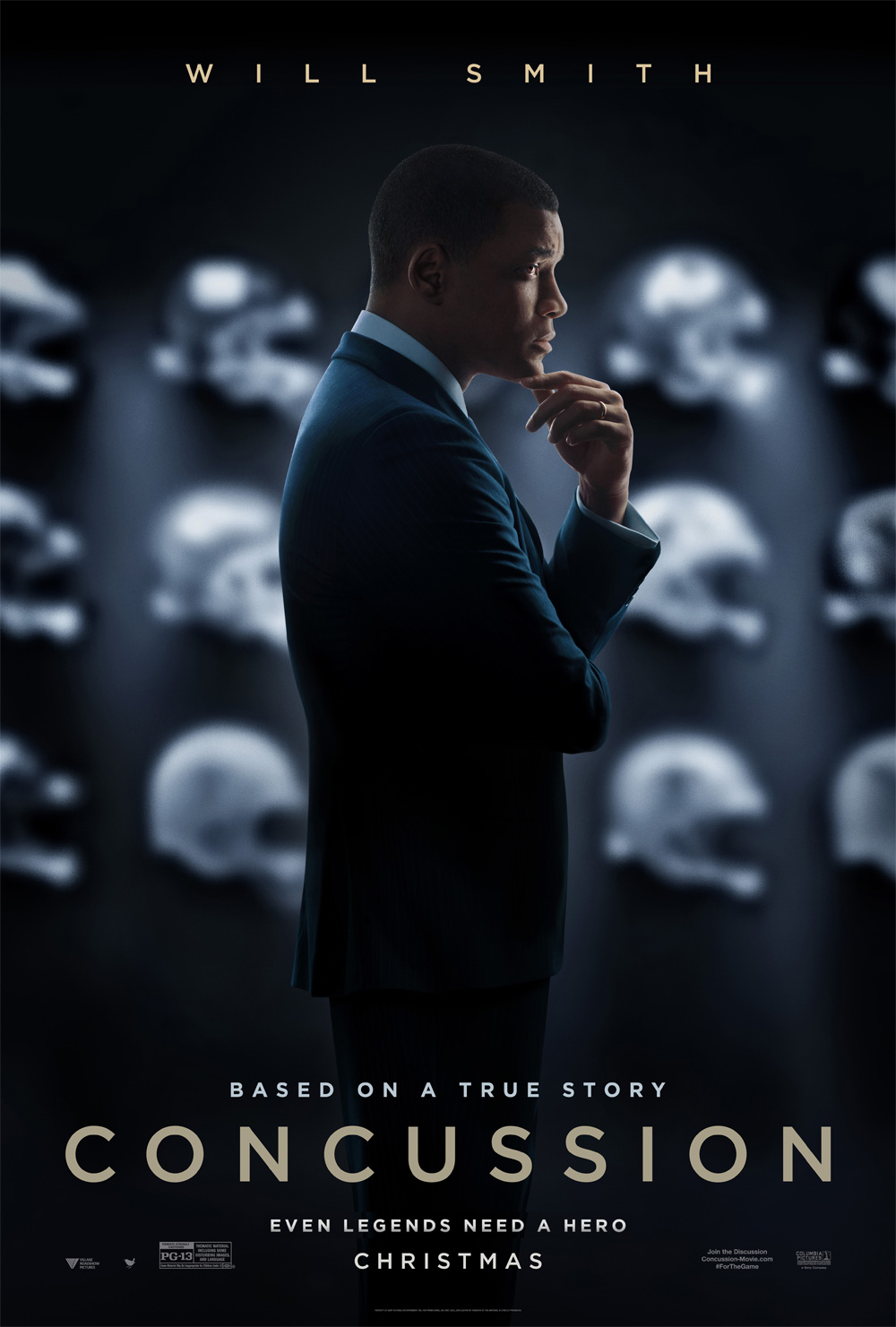 In foto Will Smith (56 anni) Dall'articolo: Concussion, trailer e poster ufficiali.