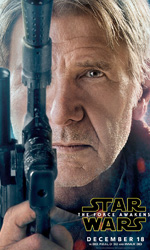 In foto Harrison Ford (82 anni) Dall'articolo: Star Wars: Il risveglio della forza, i character poster.