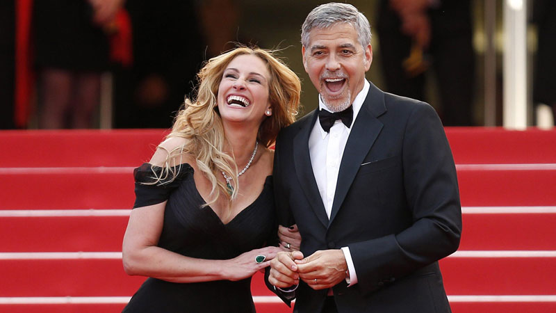 Clooney e Roberts: due giganti sul red carpet di Cannes
