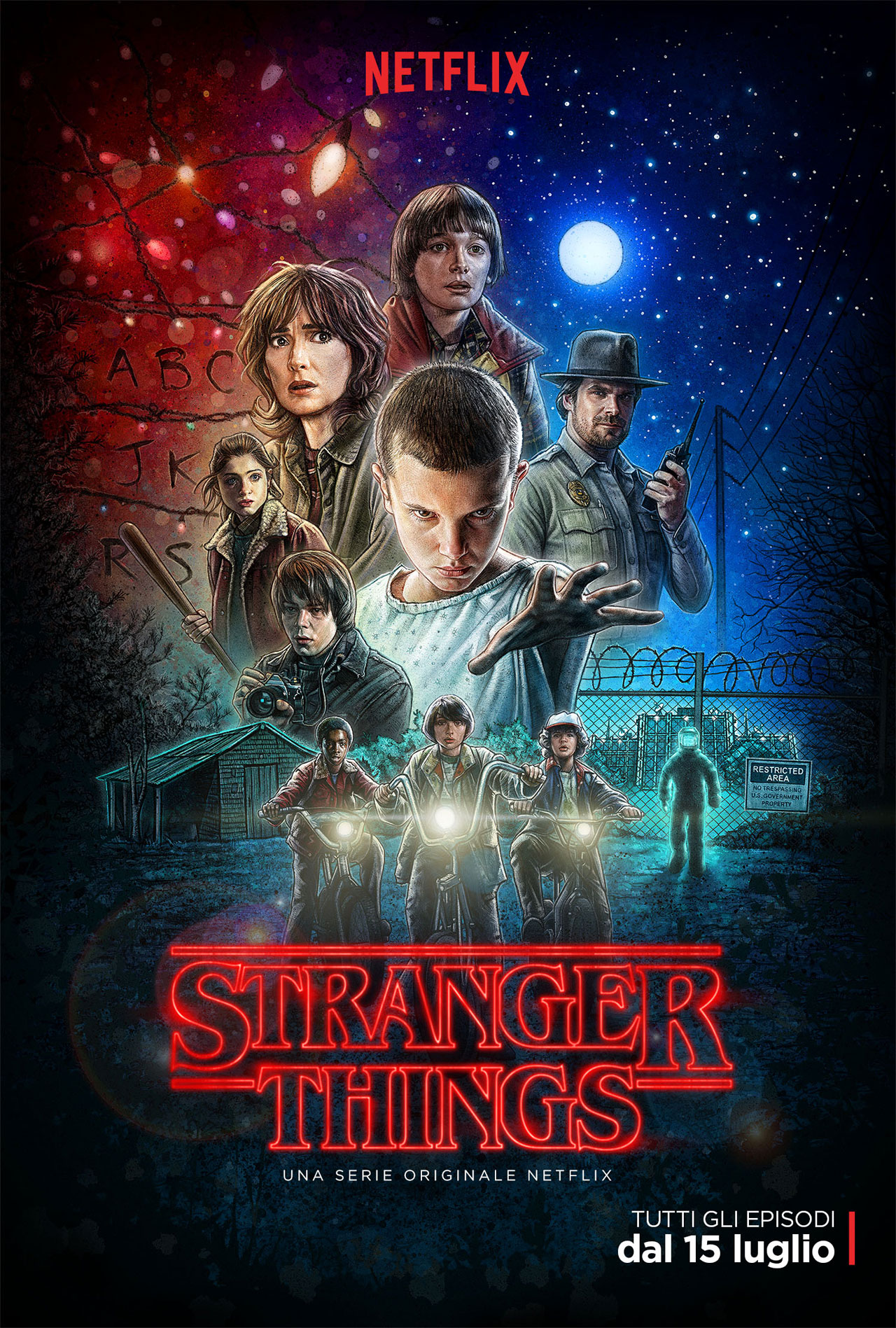 Su MYmovies.it i poster di Stranger Things, serie originale Netflix in streaming dal prossimo 15 luglio. -  Dall'articolo: Gli anni '80 sono tornati. Stranger Things, i poster.