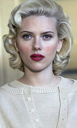 In foto Scarlett Johansson (40 anni) Dall'articolo: The Black Dahlia stasera su Rai Movie.